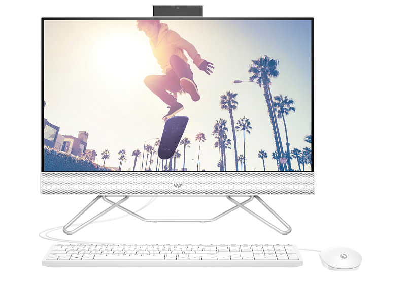 HP 24-1C22 AIO INTEL CORE I3-12TH GEN 8GB/512SSD 23.8″ TOUCHSCREEN FREEDOS STARRY WHITE  (7G8X6EA)