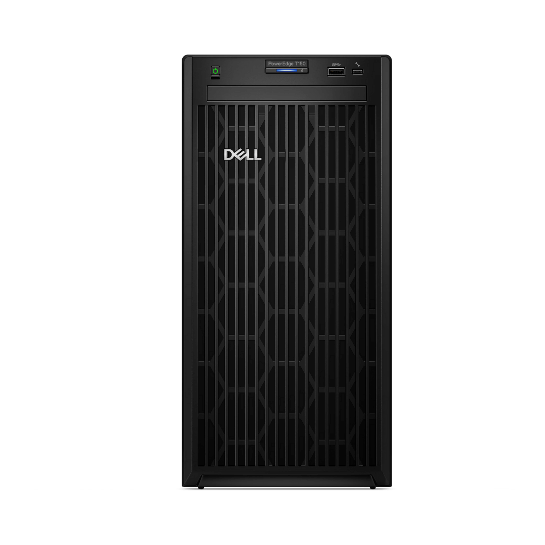 DELL POWEREDGE T150 MINITOWER E-2224 XEON QUAD CORE, E-2314,2.8GHZ, 8GB, 1TB, 4LFF